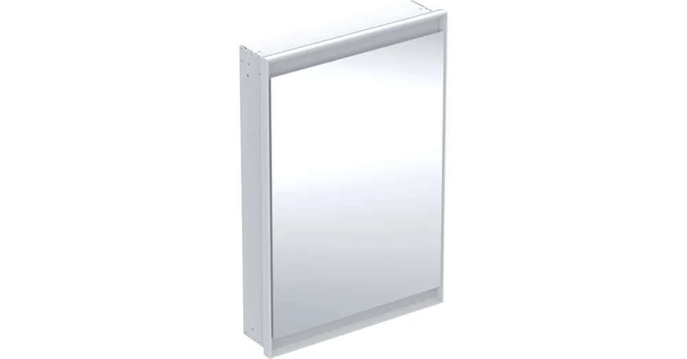 Csak ma Geberit One balra nyíló tükrös szekrény 60x90 ComfortLight világítás, fehér 505.800.00.2