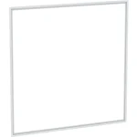 Árcsökkenés Geberit One takarókeret tükrös szekrényhez 105x93 cm, eloxált alumínium 505.844.00.2