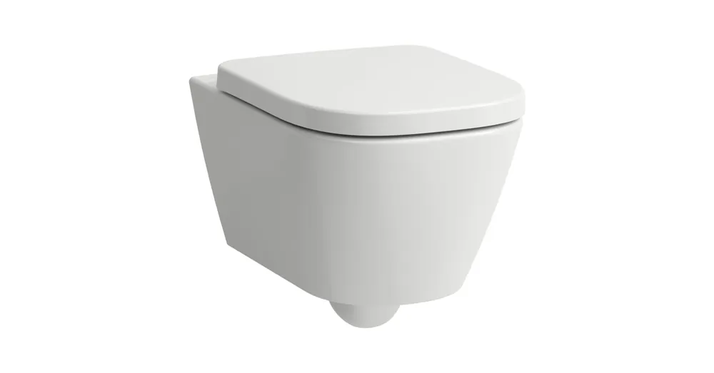 Újdonság LAUFEN MEDA Fali WC `Advanced`, öblítőperem nélkül, mélyöblítéssel, "Silent Flush" öblítéssel Fehér LCC H8201104000001
