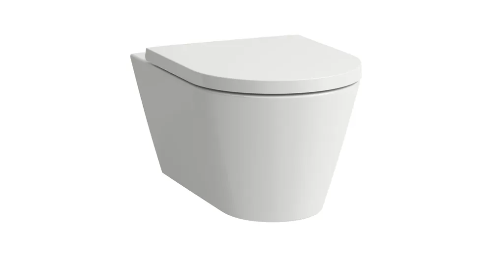 LAUFEN Kartell LAUFEN Fali WC öblítőperem nélkül, mélyöblítéssel, "Silent Flush" öblítéssel Matt fehér H8213317570001 Szuper akció
