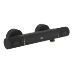 Végkiárusítás Grohe Grohtherm 1000 Performance Termosztátos zuhanycsaptelep 1/2" Fekete 34827KF0