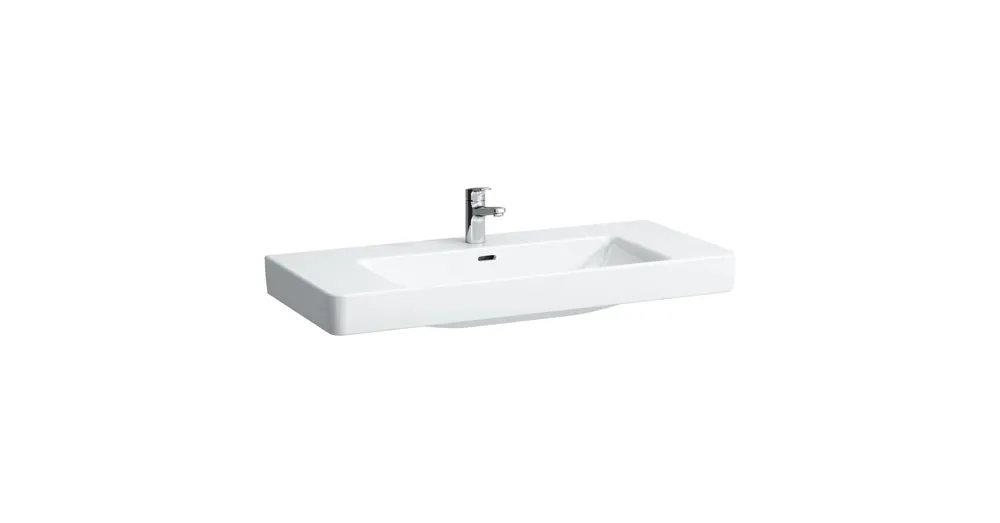 LAUFEN LAUFEN PRO S Ráépíthető mosdó, egy csaplyuk, középen, Fehér LCC bevonattal H813966A001041 Biztonságos fizetés