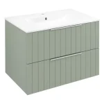 SAPHO CIRASA Mosdótartó szekrény, 2 fiókkal, 69,8x52x46cm, verde strip (CR701-4444S) Árcsökkenés