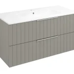 Kedvezmény SAPHO CIRASA Mosdótartó szekrény, 2 fiókkal, 99,8x52x46cm, agila strip (CR100-4343S)