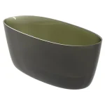 Riho Oval Frosted Forest szabadon álló kád, anyaga Solid Surface, 160x72cm, Zöld B129002F03 Alacsony ár