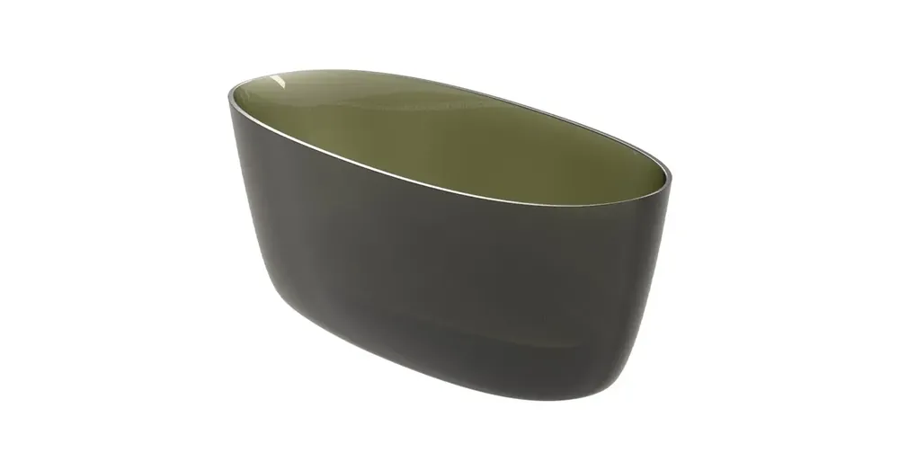 Riho Oval Frosted Forest szabadon álló kád, anyaga Solid Surface, 160x72cm, Zöld B129002F03 Alacsony ár