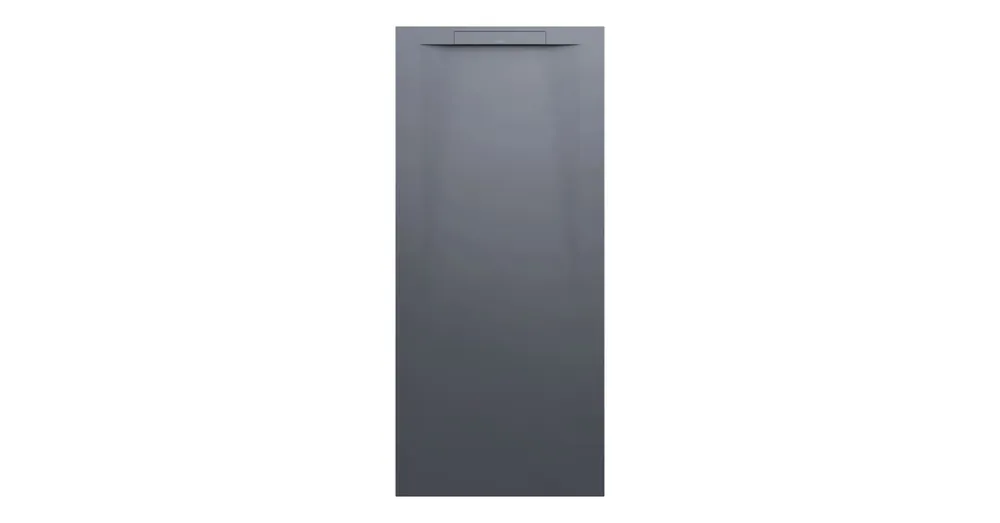 Alacsony ár LAUFEN LAUFEN PRO S Zuhanytálca, Marbond kompozit anyagból, négyszögletes, egyenes lefolyó a rövid oldalon, Antracit H2101850780001