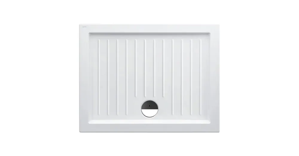 LAUFEN MERANO E Kerámia zuhanytálca, 90*70 cm, 5,5 cm vastag, lefolyó hosszú oldalon, Fehér H8559546000001 Kedvezmény