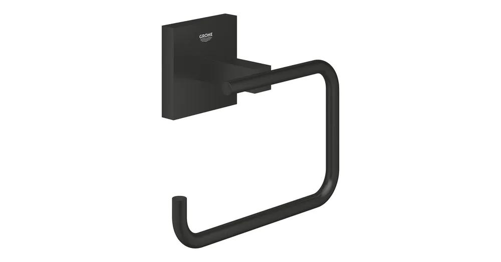 Prémium Grohe Start Cube Toalettpapír-tartó, matt fekete 409782430