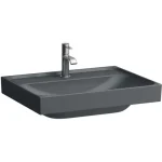 Alacsony ár LAUFEN MEDA Mosdó, 60 cm, túlfolyónyílás nélkül, egy csaplyukkal, Matt Grafit H8101137581111