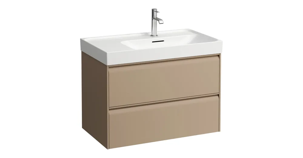 LAUFEN MEDA Alsószekrény 800 mm, 2 fiókkal, H817115 mosdóhoz, Cappuccino H4215920114651 Olcsó