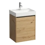 LAUFEN MEDA Alsószekrény 450 mm, 1 ajtóval, ajtózsanér bal oldalon, H815111 mosdóhoz, Vad Tölgy H4215410112671 Exkluzív ajánlat