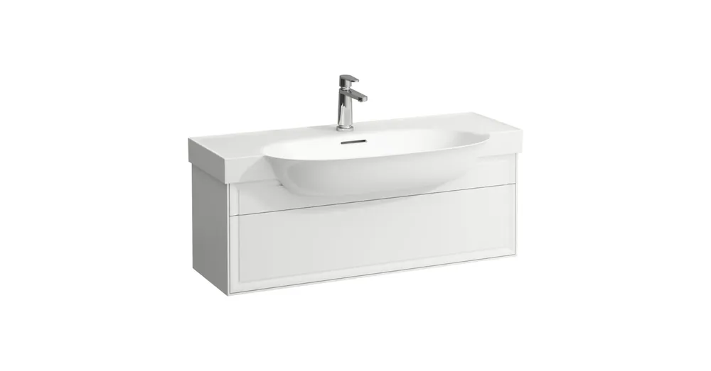 Bestseller LAUFEN THE NEW CLASSIC Alsószekrény a H813857 mosdóhoz , 1 fiókkal, Fényes Fehér H4060910856311