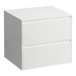 Akciós ár LAUFEN LANI Fiókos elem, 60 cm, 2 fiókkal, kivágás nélkül, Matt Fehér H4043001122601
