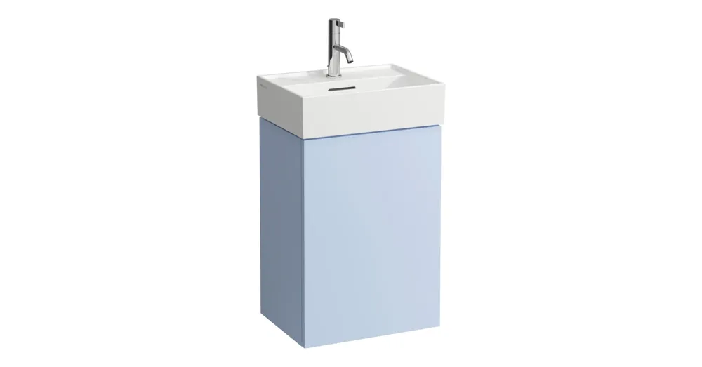 LAUFEN Kartell LAUFEN Alsószekrény a H815330 mosdóhoz, 1 ajtóval, zsanér a bal oldalon, Szürkéskék H4075030336451 Olcsó