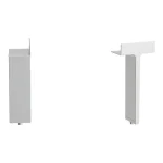 Azonnal elérhető LAUFEN Kartell LAUFEN Opcionális láb készlet (2 db) kombi packhoz és magasszekrényhez, Fehér H4076600330001