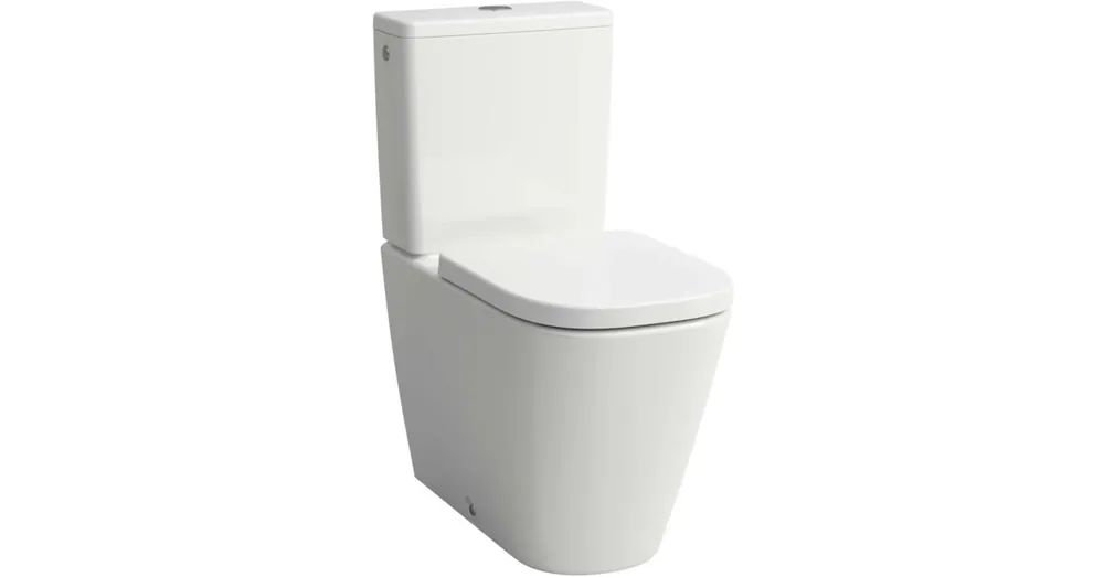 Akció LAUFEN MEDA, Álló kombi WC öblítőtartály nélkül, öblítőperem nélkül, mélyöblítéssel, halk öblítéssel, vízszintes/függőleges lefolyóhoz, Fehér LCC H8241114000001