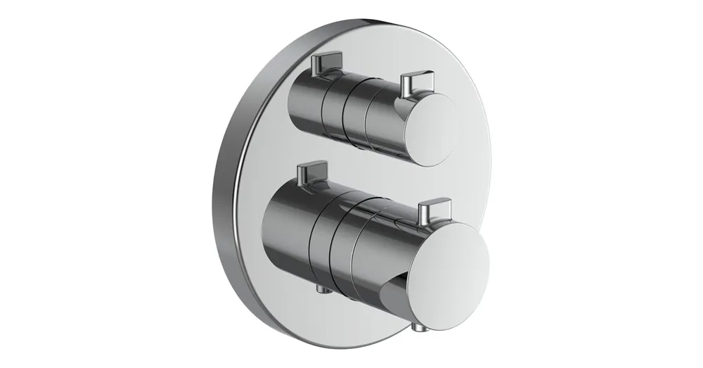 LAUFEN MEDA, Szett rejtett 2 fogantyús termosztatikus fürdőcsaptelephez, Simibox Standard és Simibox Light készülékekhez, Króm HF506687100000 Nézd meg most