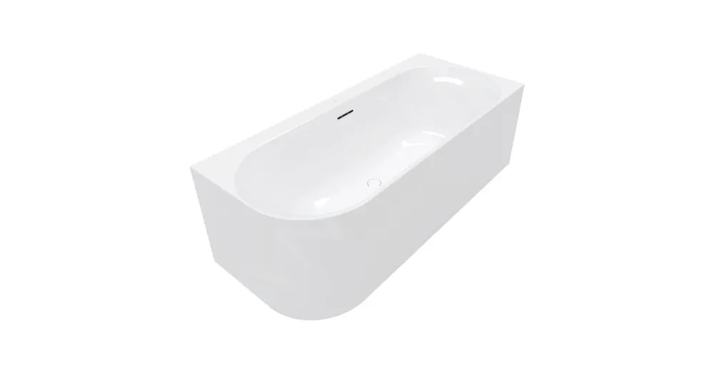 Villeroy & Boch Loop & Friends Fal előtt álló fürdőkád, jobb sarokba történő beszereléshez 170x75 cm Fehér Alpin UBA170LOF9CR00V-01 Árengedmény