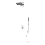AREZZO design ELEGANT Falsík alatti zuhanyszett falon belüli egységgel, matt fehér AR-2095MW Újdonság