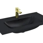 Népszerű AREZZO design SKAPPA 80 cm-es mosdó, matt antracit AR-146066