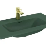 Gyors kiszállítás AREZZO design SKAPPA 80 cm-es mosdó, matt zöld AR-146063
