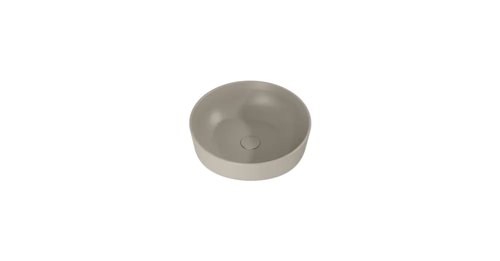 Exkluzív ajánlat AREZZO design pultra ültethető mosdó LORCA 42x42 matt beige AR-146054