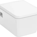 Biztonságos vásárlás Hansgrohe EluPura Original Q WC-szett, fali rögzítésű WC 540, AquaChannel Flush, HygieneEffect, és fedél SoftClose, QuickRelease funkciókkal Fehér 62051450