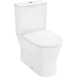 Azonnal elérhető Hansgrohe EluPura Original S Monoblokkos WC 640, padlónálló, vízszintes/függőleges kimenet, AquaChannel Flush, tartállyal és fedéllel Fehér 60205450