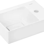 Bestseller Hansgrohe Xevolos E Kézmosó 360/250 jobboldali csapfurattal túlfolyó nélkül, SmartClean Fehér 61086450