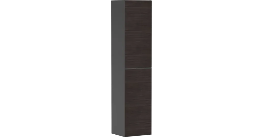 Végkiárusítás Hansgrohe Xevolos E Magas szekrény 400/360, matt szürke pala színű, jobboldali ajtópánt 54223730