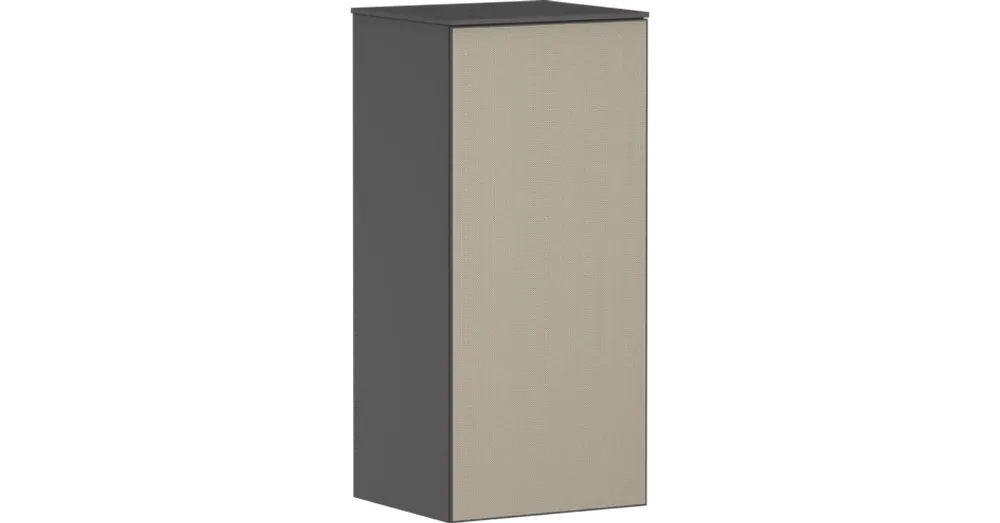 Hansgrohe Xevolos E Közepes magasságú szekrény 400/360, matt szürke pala színű, jobboldali ajtópánt 54217390 Prémium