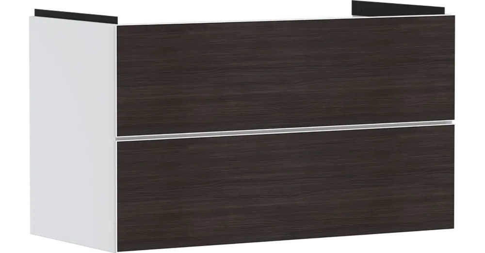 Hansgrohe Xevolos E Mosdószekrény 980/475, matt fehér színű, 2 fiókkal, normál mosdókhoz 54181730 Nézd meg most