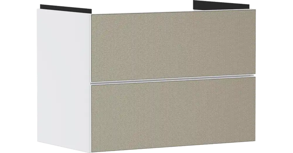 Hansgrohe Xevolos E Mosdószekrény 780/475, matt fehér színű, 2 fiókkal, normál mosdókhoz 54178390 Prémium