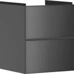 Alacsony ár Hansgrohe Xevolos E Mosdószekrény kézmosóhoz 480/475, matt szürke pala színű, 2 fiókkal 54174770