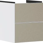 Akció Hansgrohe Xevolos E Mosdószekrény kézmosóhoz 480/475, matt fehér színű, 2 fiókkal 54172390