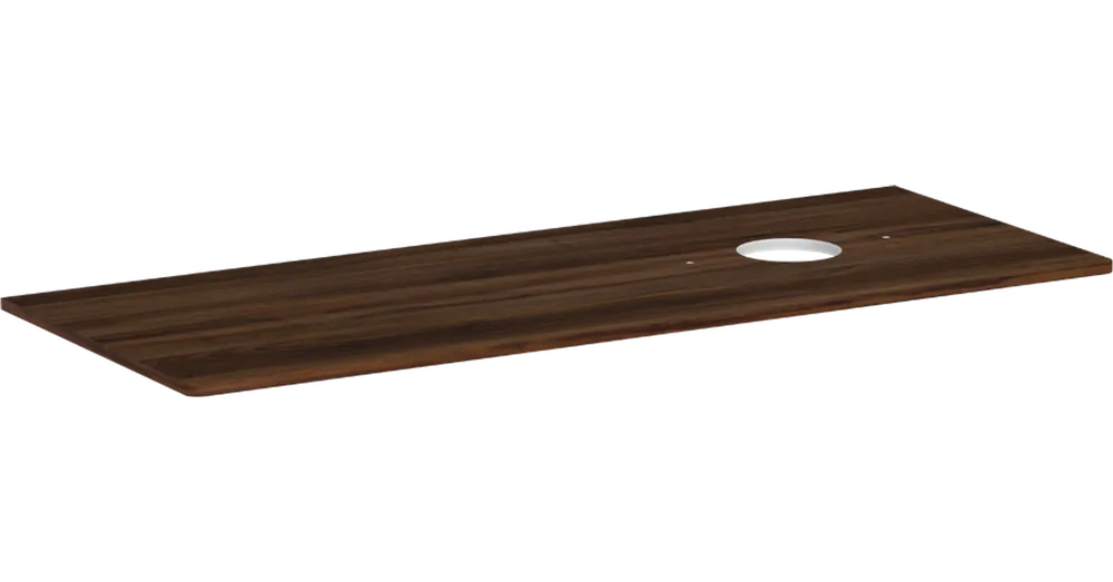 Végkiárusítás Hansgrohe Xelu Q Pultlap 1360/550 jobboldali kivágással, csaptelep lyuk nélküli, ráültetett mosdótálhoz 54117630