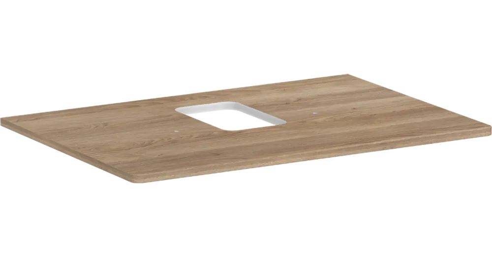 Outlet Hansgrohe Xelu Q Pultlap 780/550 középkivágással, csaptelep lyukkal rendelkező mosdótálhoz 54120230