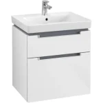 Ne maradj le Villeroy & Boch Subway 2.0 fürdőszobai alsószekrény 2 fiókos glossy white A90900DH