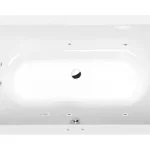 Végkiárusítás SAPHO POLYSAN VIVA R 185 kád, jobbos, Active Hydro, 185x80x47cm, króm (72129.1010)