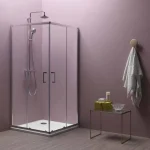 Expressz szállítás Kolpa-San Eco Quat TKK 90x90 cm szögletes zuhanykabin ezüst 538560