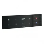 Kludi Tronic TOUCHTRONIC elektronikus falsík alatti termosztát, fekete 38310G1-00 Olcsó