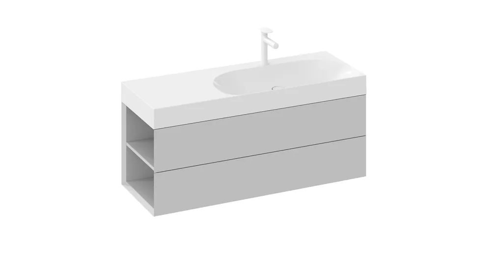 Kedvezményes ár Ravak SD Lite 120 B fürdőszobai szekrény mosdó alá Smoke Grey X000001883