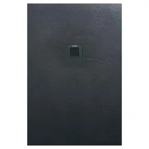 Kedvezmény AREZZO design SOLIDSoft zuhanytálca 140x90 cm, ANTRACIT, színazonos lefolyóval (2 doboz)