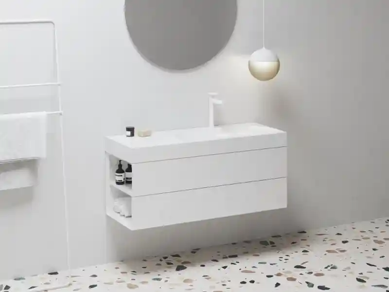 Akció SD Lite 120 B/J fürdőszobai szekrény mosdó