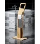 Vedd meg most AQUALINE BAMBUS szabadonálló, WC-kefe tartó, 32x82x22cm, bambusz (BI026)
