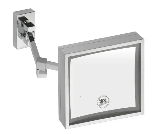 BEMETA KOZM.TÜKRÖK Kozmetikai tükör, LED világítással, 205x205x400mm; 5,6W (112101202) Biztonságos fizetés