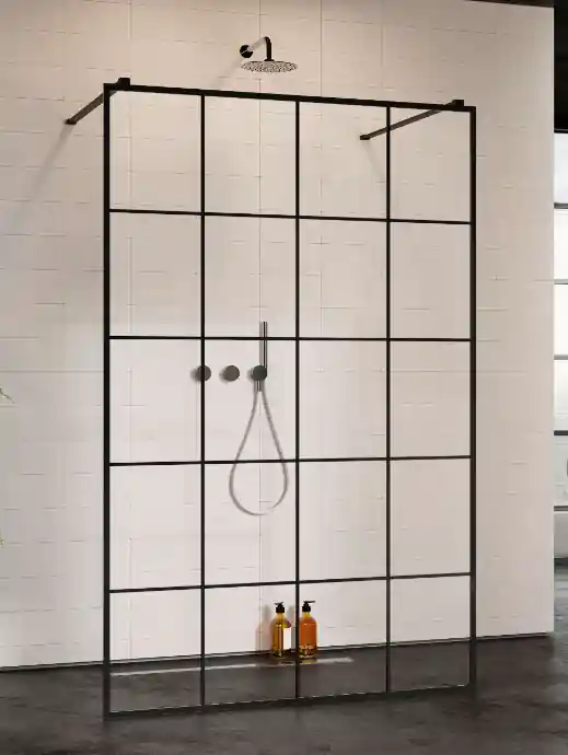Radaway Modo New Brushed Gold II Walk-in szálcsiszolt arany zuhanyfal Ne maradj le