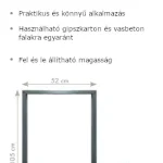 Akciós ár CeraStyle fali bidé rögzítő keret