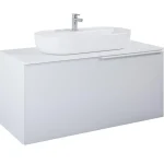AREZZO design MALIBU alsószekrény 120 1 fiók + 1 fiók , matt fehér Szuper akció